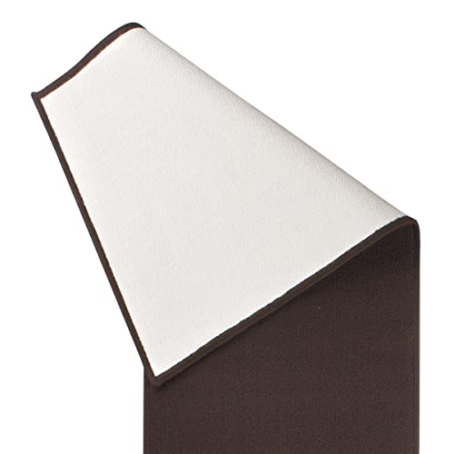 Washable Stain Resistant Kitchen Rugs With Latex Backing, Kitchen Mats For Floor, 20"X60" Chocolate Brown, John Ritzenthaler Company #TOP2