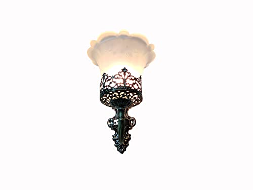 Image of WHITERAY Black Antique Designer Imported Wall Light Wall lamp for Bedroom, Living Room,Kitchen, Bars, malls, Besides The Bed, Balcony Home Decoration ((1111 (Single) (with Bulb))