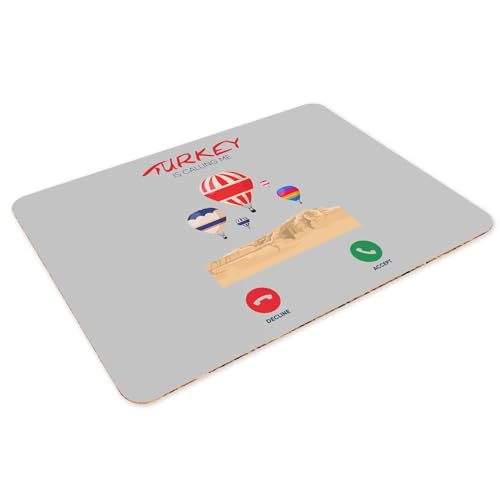 Sets de table en liège gris anti-rayures 39,5x28,5 cm | Solution napperons souples grand format