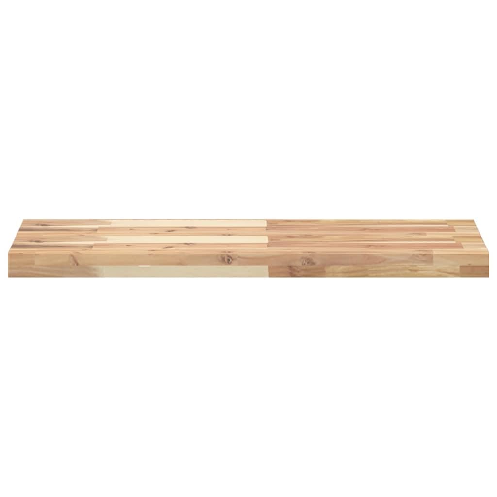 Estante flotante 100 x 30 x 4 cm, madera maciza sin tratar, estante de pared flotante moderno, estantería de pared, estantes de pared para dormitorio, sala de estar, oficina, baño, cocina