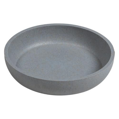 JACK AND VANILLA, Ciotola in bambù Ecologica Antiscivolo per Cani e Gatti, Design Moderno, Facile da Pulire, capacità 200 ml, Diametro 12 cm, Colore Blu, Modello Bon Appetit