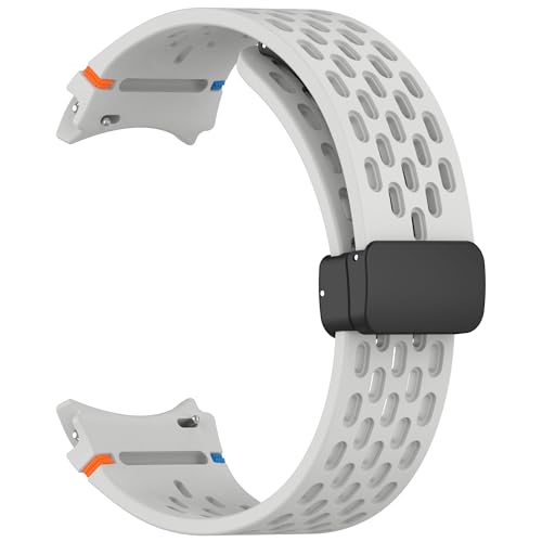 Samsung Galaxy Watch 7�p���C�o�b�N���o���h ���E���܂肽���ݎ��V���R���X�g���b�v �N�C�b�N���O�� Samsung�~�`���v�X�g���b�v�p�̋ȗ��̂���X�g���b�v�𒅗p���Ă������� ���j�o�[�T��Galaxy Watch 7/6/5(���C�g�O