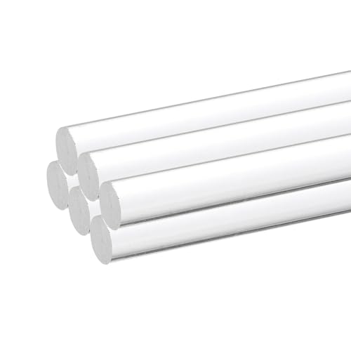 Image of MECCANIXITY 6pcs Acrylic Round Rods 5 /16 inch x 12 inch Clear Acrylic Dowel Rods Sticks Plastic Sticks Strip for DIY Crafts Lighting Gardening Decoration - 8mm x 300mm
