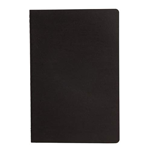 Simply Genius A5 Notebooks For Work, Travel, Business, School & More - College Ruled Notebook - Softcover Journals For Women & Men - Lined Note Books With 92 Pages, 5.5" X 8.3" (Black, 6 Pack) #TOP4