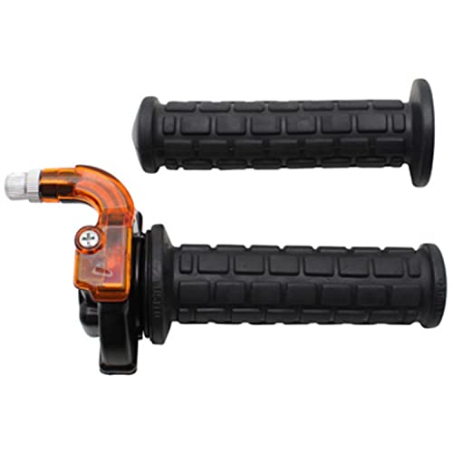 Poignée de gaz Cyclo Targa M84 Noir avec revêtement ergonomique haute qualité