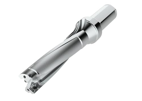 Seco Tools 03080311 Indexable Drill SD524-1187-475-1250R7, 1.187 Inch Cutting Diameter, 4.75 Inch Usable Length, 1.25 Inch Shank Diameter