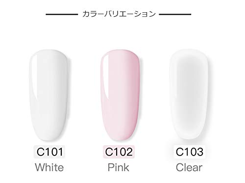 ネイル アクリルセット Amazon.co.jp: Saviland アクリルネイルキット - 3色クリア