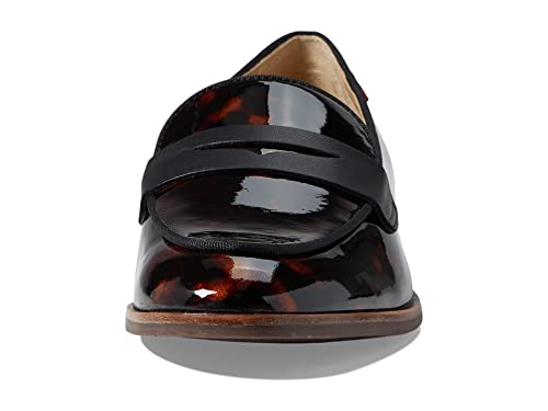 Marc Joseph New York Bryant Park Loafers for Women – Leather Sole Insert – Flexible Rubber Sole – Penny Strap Tortoise Patent 6 M by Marc Joseph New York - Used condition - Image 6