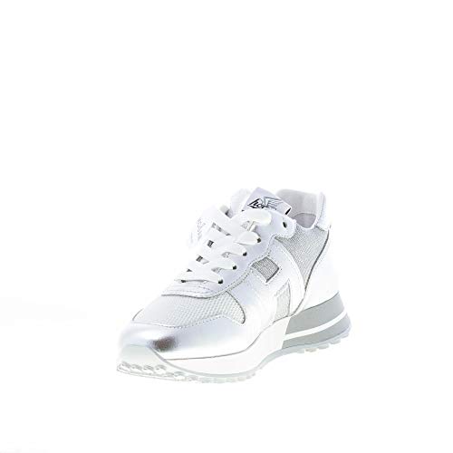 Hogan Donna H383 Sneaker in Pelle e Tessuto