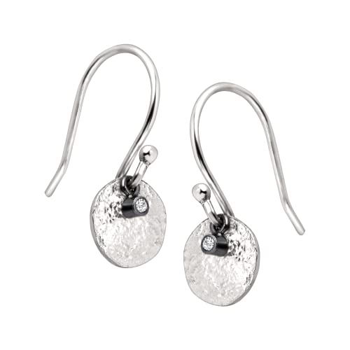 Silpada 'Mini Crystal Disc' Drop Earrings With Crystals In Sterling Silver #TOP5