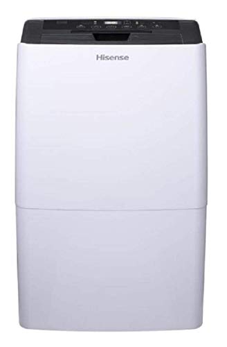 Hisense 70 Pint Dehumidifier DH-7019W1WG Has Garden Hose Attachment Energy Star Rated for Basements and Quiet Operation (Renewed)