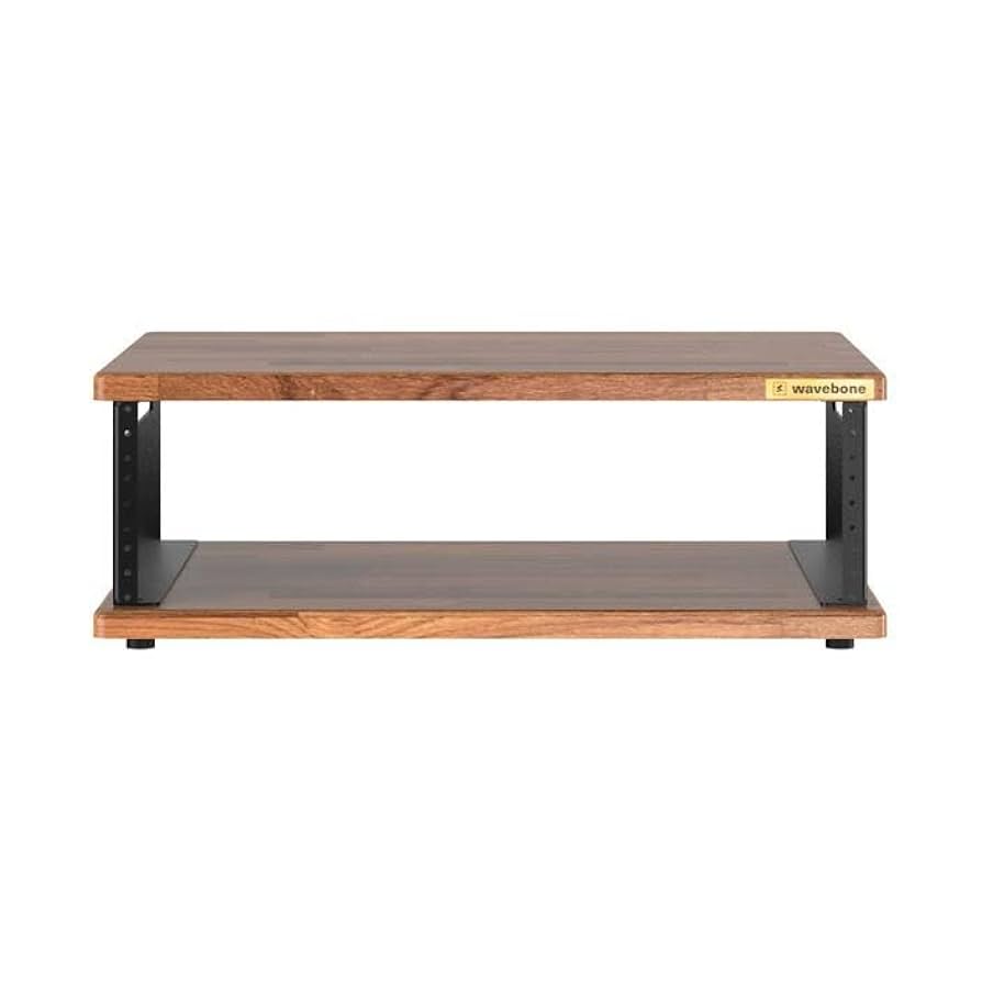 Amazon | wavebone Stella Portable Rack Case-3U / Walnut 3U