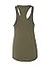 Next Level Apparel Women's Tear-Away Tank Top, Military Green, Medium