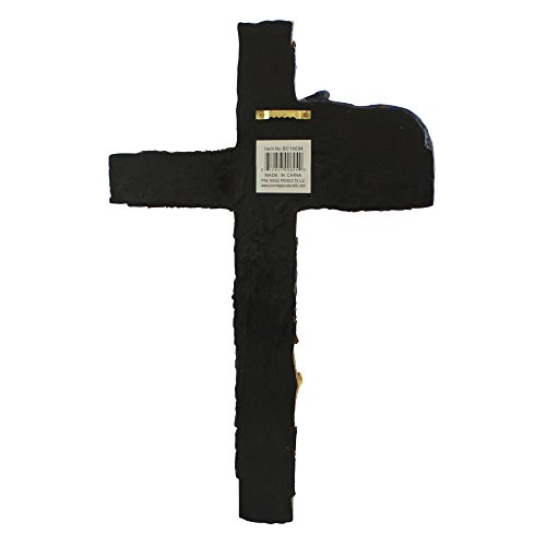 Pine Ridge Magnificent 16" Black Bear Wall Cross - Beautifully Hand-Painted And Crafted Polyresin For God-Fearing Hunters, Wildlife Lovers And Outdoorsman - Great For Arts And Crafts #TOP3