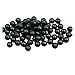 SFCHEN 1-100Pcs Black Solid Round Rubber Ball Diameter 1/2/3/4/4.5/5.5/6/6.5/7/8-80mm Elastic Industrial Wearresistant(3.5mm,10pcs)