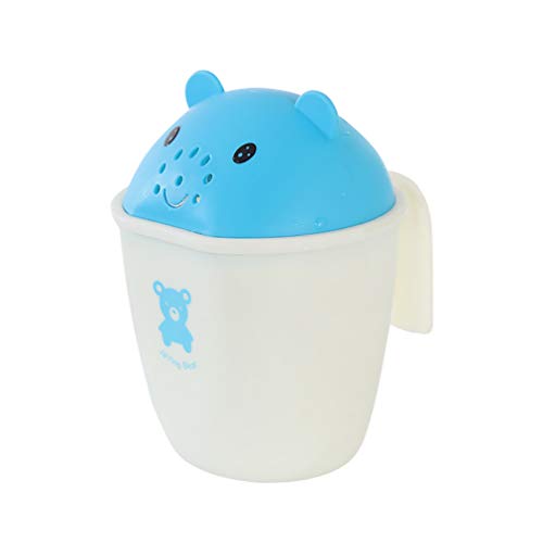 YARNOW Baby Shampoo Spülbecher Baby Löffel Bad Wasser Tasse Kleinkind Kind Badewanne Tasse mit Griffigem Griff