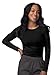Sivvan Women's Comfort Long Sleeve T-Shirt / Underscrub Tee - S8500 - Black - M