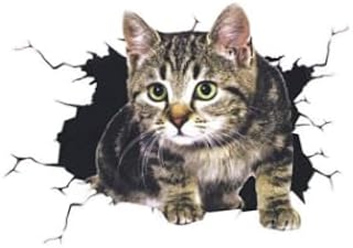 Car Sticker 3D Simulation Cute Cat Scratches to Cover The Body Sticker, Bumper Stickers, Decals and Magnets, Automotive Decals (2H651)