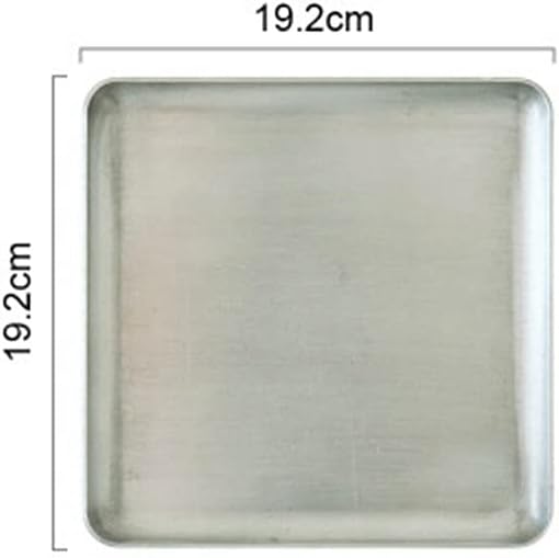 レトロ収納トレイアルミジュエリートレイデスクトップオーガナイザーキッチン食品ホルダー写真小道具 (Color : B)
