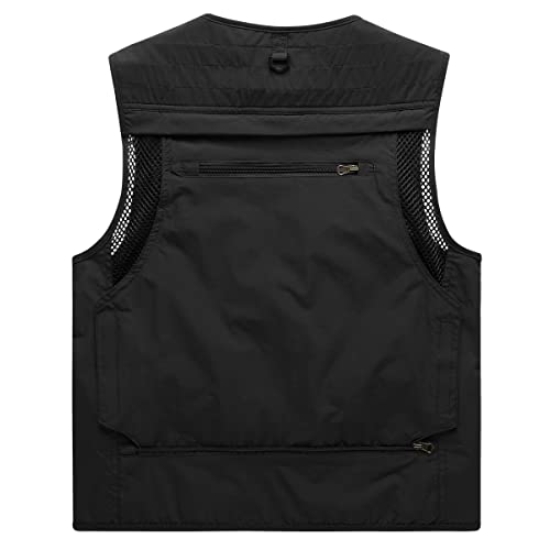 GGPP Mens Outdoor Vest for Fishing Photography Teamwork Quick Dry with Multi Pockets2