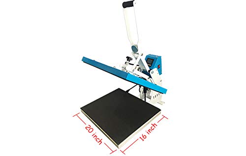 Heat Press Machine 20" X 16" Auto Open Heat Press Machine Horizontal Version 110V #TOP1