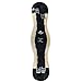 TGW RIDING Sheepskin Dressage Girth with Stainless Steel Buckles, Quilted Black, 19.69-33.46 inches (75CM)