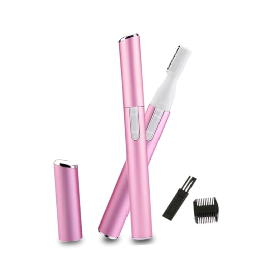 TOVINANNA Afeitadora De Cejas Electrica Recortador De Cejas Máquinas De Afeitar Eléctricas Para Mujeres Maquinilla De Afeitar Eléctrica Recortadora De Cejas Electrica Cortapelos Mujer Rosa