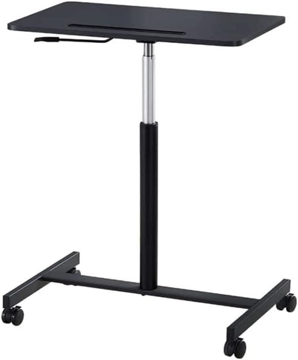Overbed Table Overbed Bedside Table Lap Desk for Laptop and Writing Medical Bedside Table Height Adjustable Standing Desk Overbed Table with Wheels Lightweight