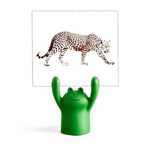 Grenouille stand décoration et mémo animal art déco pour bureau