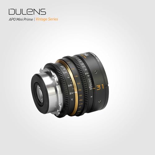 Image of DULENS APO Mini Prime 31mm T2.4 Cine Lens Large Aperture Manual Focus (Black, EF)