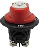 🟠【Netzschalter 32V 100A】- HISports Batterieschalter Hochleistung 150 Ampere intermittierend, 50 Ampere kontinuierlich bei max. 32 V DC, Anlassleistung: 500 Ampere 5 Sekunden
