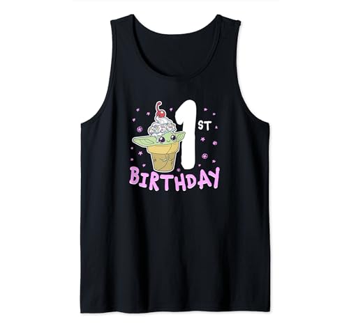 Camiseta Grogu Star Wars ligera sin mangas para evitar el calor en bebés de un año