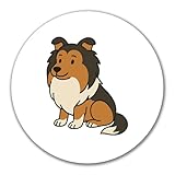 pastor shetland miniatura Design creativo: il nostro Perro pastor de Shetland Gli adesivi per auto si adattano a ogni stile e piacciono a tutte le fasce d'età. Con un diametro di 10 cm, è perfetto per decorazioni personalizzate.