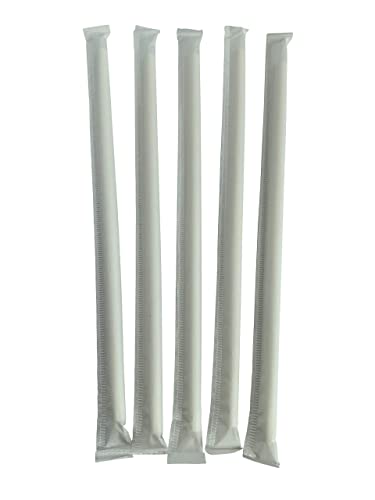 Pitillos desechables de papel KingSeal, 400 unidades, 19.69 cm, biodegradables miniatura 4
