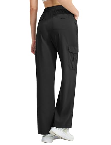 Image of Women's Cargo Pants 28 inch /30 inch Lightweight Quick Dry Casual Travel Pant Streetwear for Work Hiking Outdoor with 8 Pockets