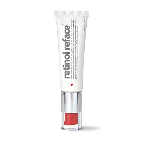 INDEED Labs Retinol Reface 3-in-1 Face Cream | with Retinol Microspheres, Bakuchiol, and Peptides | Radiance Serum for Wrinkles, Dark Spots, & Texture, (1 Fl Oz)