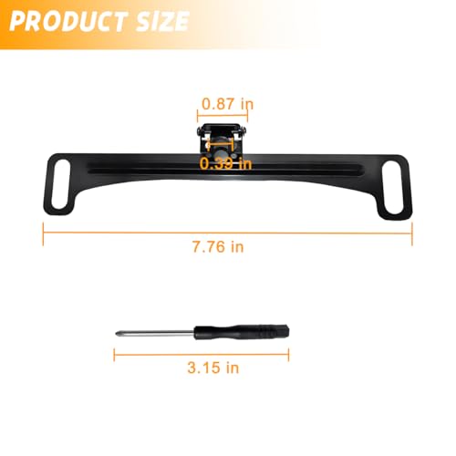 Image of Mandark Car Rear View Camera Bracket, License Plate Dash Backup Cam Mount, Vehicle Back Camera Bracket Installation Tool, Automotive Accessories, Universal for RV, SUV, Truck