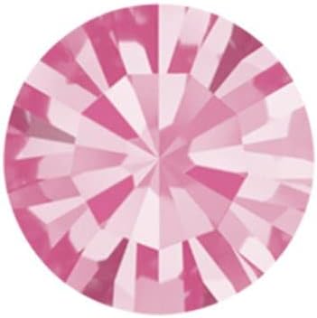 Preciosa Maxima Chatons Rhinestones - Choose Your Size - Color: Rose - 144 Pieces (SS29 (6.15-6.35mm))