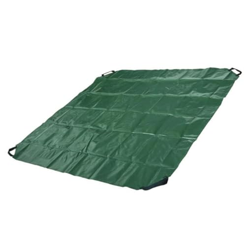 Bolsa de basura de lona impermeable y resistente con 4 asas para jardín 2
