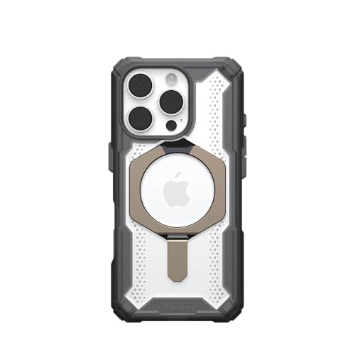 Image of Urban Armor Gear UAG Plasma XTE Magnetic Compatible, Rugged Lightweight Slim Shockproof Protective Case /Cover Designed for iPhone 16 Pro (6.3-Inch) (2024) - Ash /Titanium