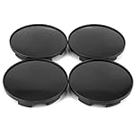 RhinoTuning 4 PCS 68mm Wheel Center Caps Compatible With Kymco 700i XXR 005 550 556 559, OD: 2.67 in / 68 mm ID: 2.42 in / 61.5 mm Black Hub Caps