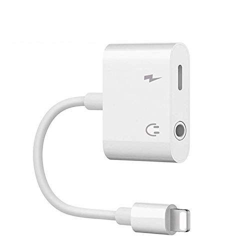 Headphone Jack Adapter Headphone Jack Adapter Dongle Music Audio Headphone Jack Adapter Splitter and Charge Earphone Splitter Convertor AUX Audio Cable Connector