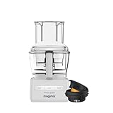 Magimix Robot de Cuisine multifonction 3200 Bol 2.6L plus Presse Agrumes - Hachoir, Blender- Moteur Professionnel Silencieux- Fabriqué en France - Blanc