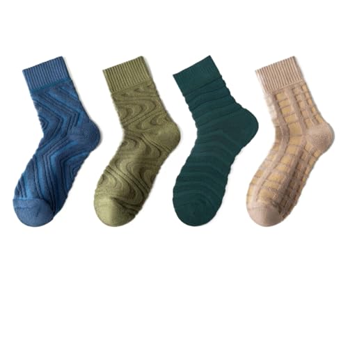 svlftecon Unisex Thermal Heated Winter Socks Extra Thick Insulated Cold Weather Crew Boot Socks for Winter Crew Series 10