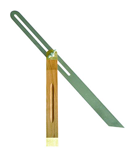 FAUSSE EQUERRE A COULISSE 40CM TALON BOIS + LAITON