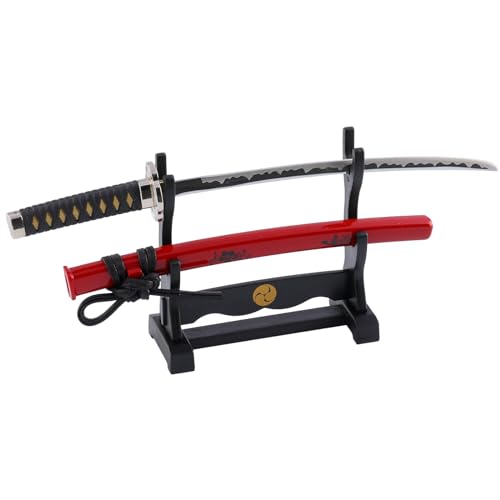Japanese Samurai Katana Letter Opener for Desk Display, Decorative Sword Design with Traditional Style, Compact Collectible Office Decor, Giftable for Home and Office (Hijikata Toshizou)