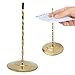 Haosie Ticket Spike, Receipt Holder, Non-Slip Receipt Spike, Stainless Steel Ticket Stabber for Restaurant Bars Kitchens Offices, 6.7in(Golden Spiral Rod)