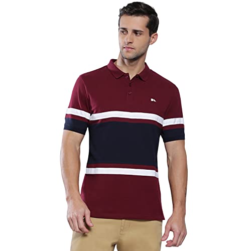 Image of Dennis Lingo Men's Cotton Solid Slim Fit T-Shirt