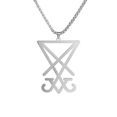 Sigilo de Lucifer Colgante Collar de acero inoxidable símbolo satánico Colgante Collar Sello de Satanás Lucifer Colgante Pagano Wiccan Joyería Religiosa Collar | Ya disponible en tu tienda friki favorita! En mundofriki.es! Sigilo de Lucifer Colgante Collar de acero inoxidable símbolo satánico Colgante Collar Sello de Satanás Lucifer Colgante Pagano Wiccan Joyería Religiosa Collar | Ya disponible en tu tienda friki favorita! En mundofriki.es!