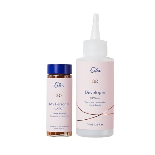 eSalon Permanent Hair Color & Hair Dye Complete Kit -